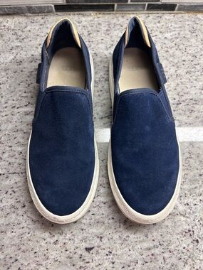 Women's Ugg Alameda Navy Slip-On Suede like Casual Shoes - size 6